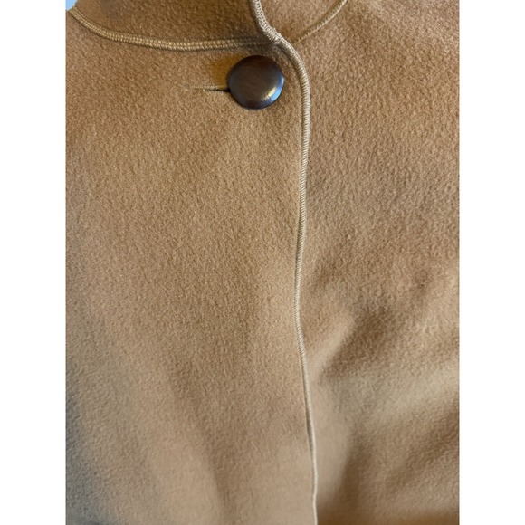 Vintage Merle Chicago Open Front Coat Cardigan 100% Pure Wool Women S Brown-Tan - Picture 7 of 15